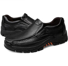 Men's Breathable Hollow Leather Casual Outdoor Shoes