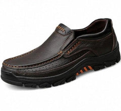 Men's Breathable Hollow Leather Casual Outdoor Shoes