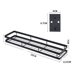 Multifunctional Wall Rack for Spice Storage Organization