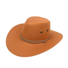 Men's Cowboy Hat for Spring and Summer Outdoor Use