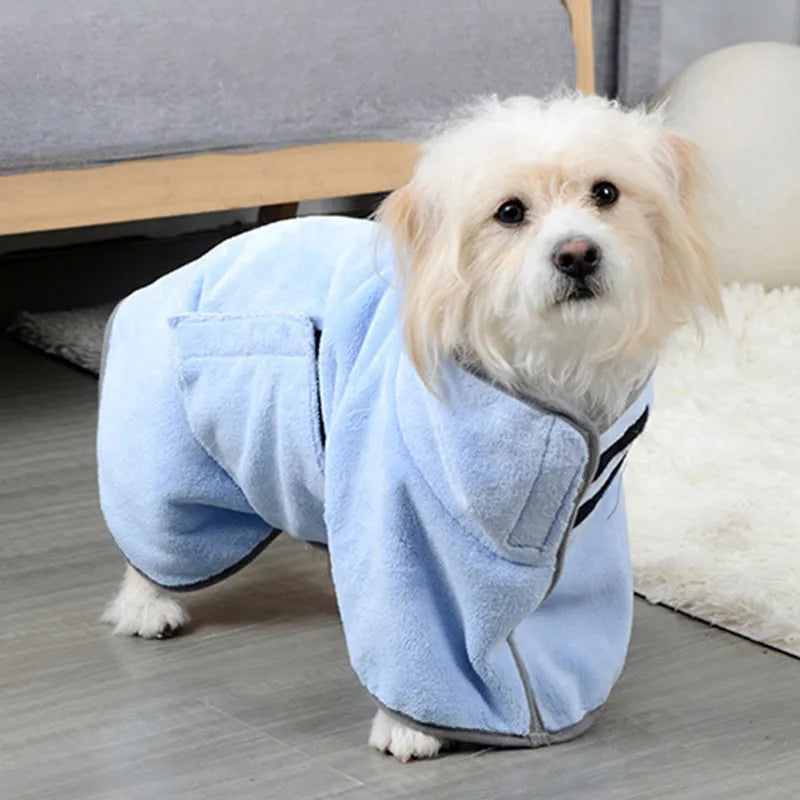 Quick-Dry Dog Bathrobe – Absorbent Towel Robe