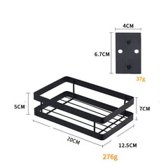 Multifunctional Wall Rack for Spice Storage Organization