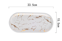 Nordic Style Fish Plate - Creative Ceramic Dish