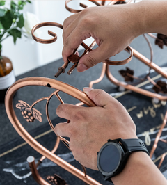 Modern European Wine Rack for Home Decor and Storage
