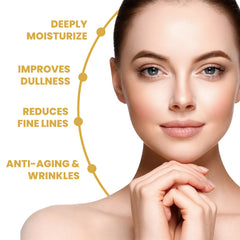 24K Gold Anti-Aging Shiny Oil Essence for Skin Tightening