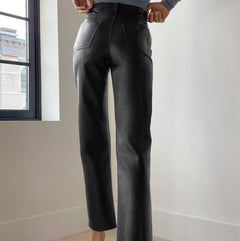 Women's All-Match French Style Leather Pants