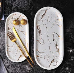 Nordic Style Fish Plate - Creative Ceramic Dish