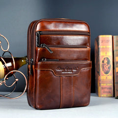 Genuine Leather Men's Crossbody Bag